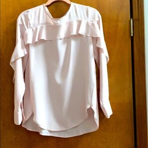 Blush sheer blouse- xsmall but fits like a small